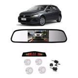 Kit Retrovisor + Câmera + Sensor De Ré Novo Polo