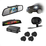 Kit Retrovisor Com Câmera + Sensor De Ré Voyage 2007 2008