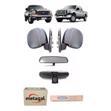 Kit Retrovisor Fixo Externo Interno F250 1999 Até 2011 Origi