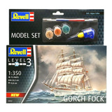 Kit Revell Model Set Barco Gorch Fock 1/350 Completo 65432