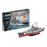 Kit Revell Navio Guerra Bismarck 1/350 659 Pçs 71,8cm 05040