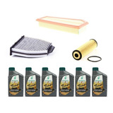 Kit Revisão Filtros Ar Oleo Mercedes C200 1.8 16v W204 2010