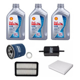 Kit Revisão Troca Óleo Shell + Filtros Hb20 1.0 2018 2019