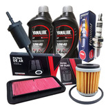 Kit Revisão Yamaha Fazer 250 Filtros Óleos + Vela Iridium