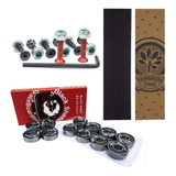 Kit Rolamento Bs Red, Lixa Emborrachada E Parafuso 3/8
