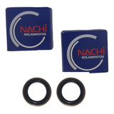 Kit Rolamento Nachi + Retentores 4 Palhetas Mobilete Bikele
