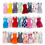 Kit Roupa Barbie Boneca 10 Peças Tecido