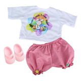 Kit Roupa Boneca Para Bebê Reborn E Adora Doll Conj Páscoa