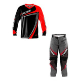 Kit Roupa Conjunto Calça + Camisa Motocross Jett Evolution 2