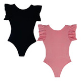 Kit Roupa Infantil Juvenil Body Blusa Blogueira 2 Peças