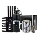 Kit Santos Presente Caneca Termica Garrafa Caneta Chaveiro