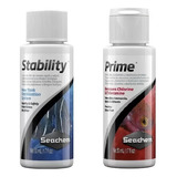 Kit Seachem Prime + Stability 50ml Condic.+ Acelerador Biol.
