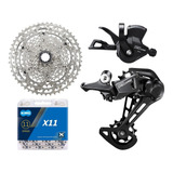 Kit Shimano Deore M5100 4pç Câmbio Cassete 11/51 118l 1x11v
