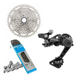 Kit Shimano Deore M6000 Cassete 11/46d Corrente C. Traseiro