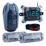 Kit Smart Control Voltímetro + Strobo + Controle Longa Dist