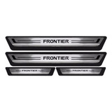  Kit Soleira Aço Inox Escovado Nissan Frontier 2014 2015
