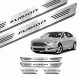 Kit Soleira Adesivo Resinado Ford Fusion