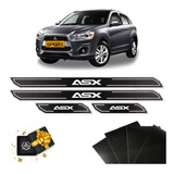 Kit Soleira Asx 11/18 Mitsubishi E Adesivo Protetor De Porta