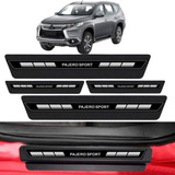 Kit Soleira Porta Top Premium Carros Mitsubishi