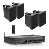 Kit Som Ambiente Slim 3700 Optical + 4 Cx C521 Pretas Jbl