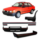 Kit Spoiler Lateral Friso Largo Parachoque Escort Xr3 87/89