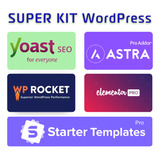 Kit Super - Astra Pro Starter Yoast Seo Wp Rocket Elementor