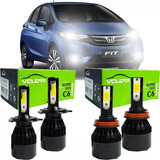 Kit Super Led Fit 2009 A 2018 Farol E Milha 6000k V Clear