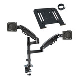 Kit Suporte Duplo ELG Fh160n + Bandeja Apoio Notebook Snb-8