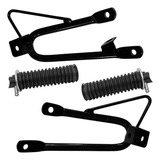 Kit Suporte Pedaleira + Estribo Moto Nx 200 Mod Original