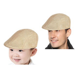 Kit Tal Pai Tal Filho 2 Boina Italiana 1 Adulto E 1 Infantil