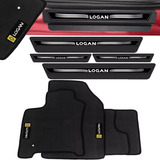 Kit Tapete Logan 2009 Á 2012 + Jogo Soleira Protetora Porta