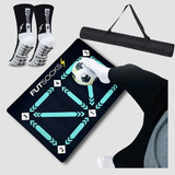 Kit Tapete Treino De Futebol + 1 Par Meia Antiderrapante