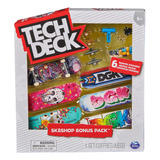Kit Tech Deck Kit 6 Skate De Dedo Acessórios Dgk 2892 Sunny