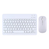 Kit Teclado + Mouse Portátil Bluetooth Recarregável Usb