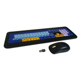 Kit Teclado Mouse Sem Fio Microsoft Keyboard 800 Customizado