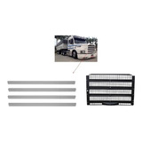 Kit Tela Radiador E Frisos Da Grade P/ Scania 113 + Costelas