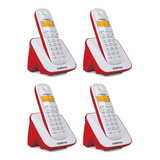 Kit Telefone S/fio Ts 3110 + 3 Ramais Ts3111 Br/vm Intelbras