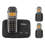 Kit Telefone Sem Fio 2 Linhas Ts 5150 + 2 Ramais 5121