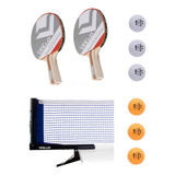 Kit Tênis De Mesa 2 Raquetes Energy +6 Bolas** +rede Alicate