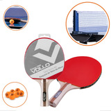 Kit Tenis De Mesa 2raquete Energy Profissional + Bolas Vollo