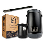Kit Tereré Old Barn Garrafa 2,5l Cuia Bomba Inox Erva 500g