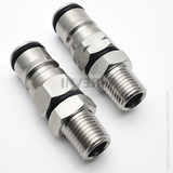 Kit Terminal Ball Lock Gas E Liquido Com Base Rosca 1/4 