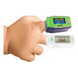 Kit Termometro Infravermelho Oxímetro Pediatrico Infantil 