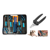 Kit Tesouras Banho E Tosa Pet Shop Profissional 7 Polegadas Cortesia Alicate Cortador Unhas Gato E Cachorros Promoção