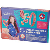 Kit Tiara E Stickers Com Diamantes Da Luluca Estrela