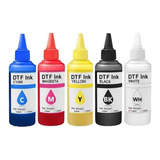 Kit Tinta Dtf K/c/m/y/w - 100ml