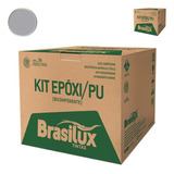 Kit Tinta Epoxi/pu Cinza Claro N6,5 3,6l Brasilux