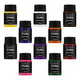Kit Tinta Líquida 25ml Colormake (todas As Cores)