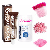Kit Tinta Refectocil Tintura + Oxidante Sobrancelha Cílios