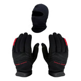 Kit Toca Ninja Balaclava+luva X11 Moto Impermeável P/frio